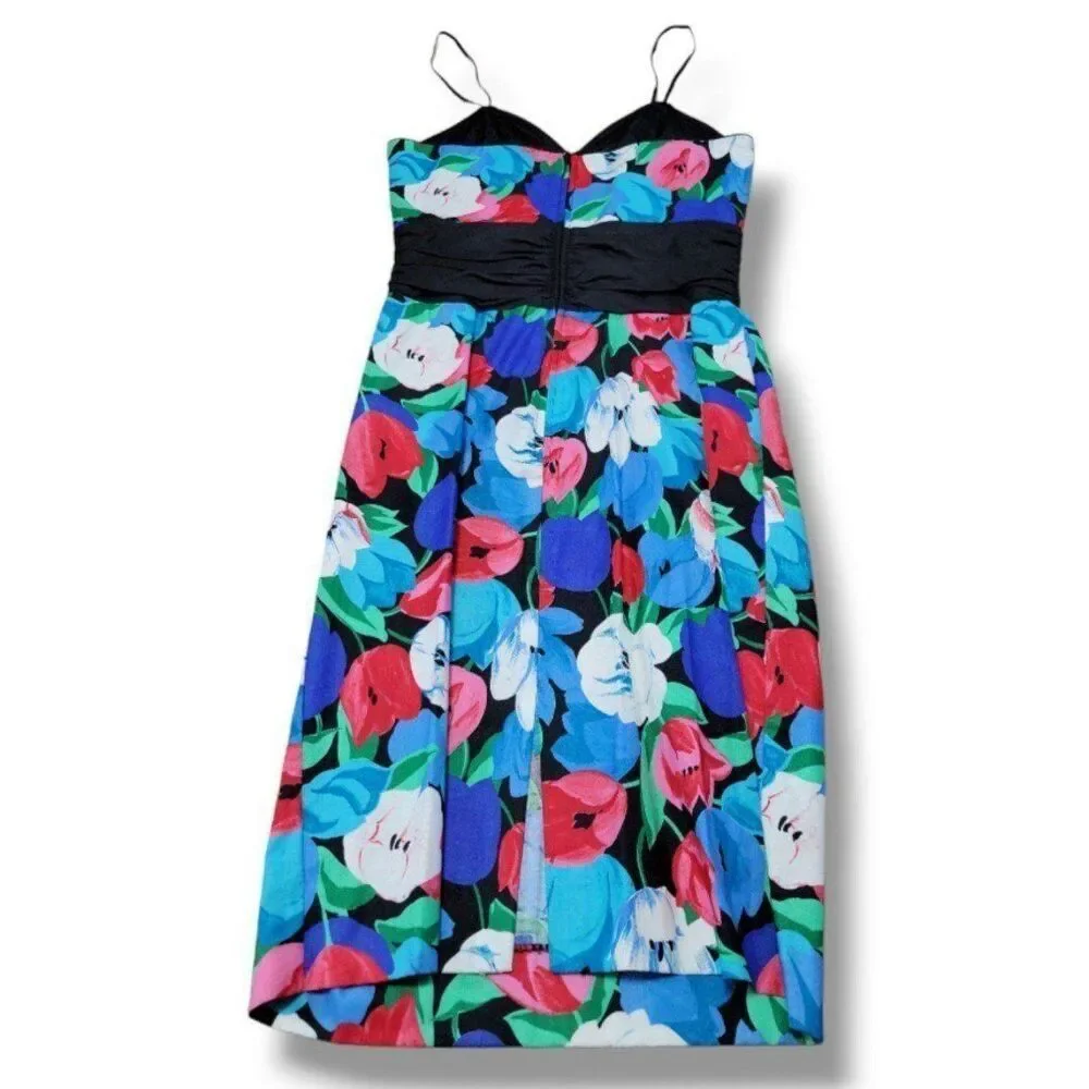 Vintage Darcy Dress Size 6 Womens Vintage Dress Floral Pencil Dress Union Made